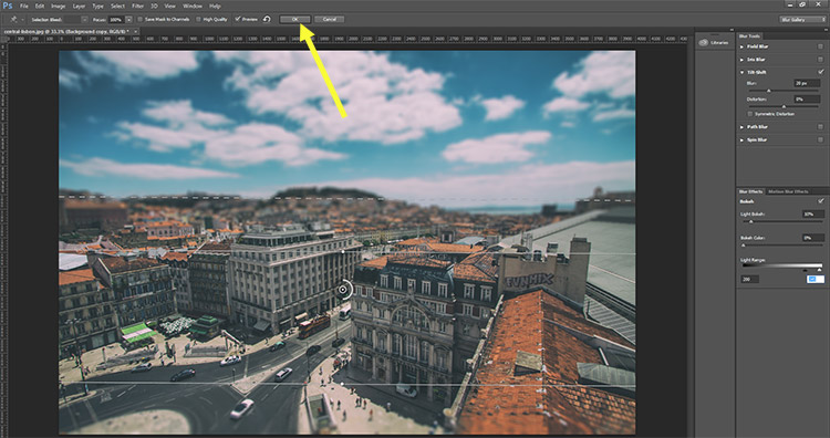 How to Create a Tilt Shift Effect in Photoshop