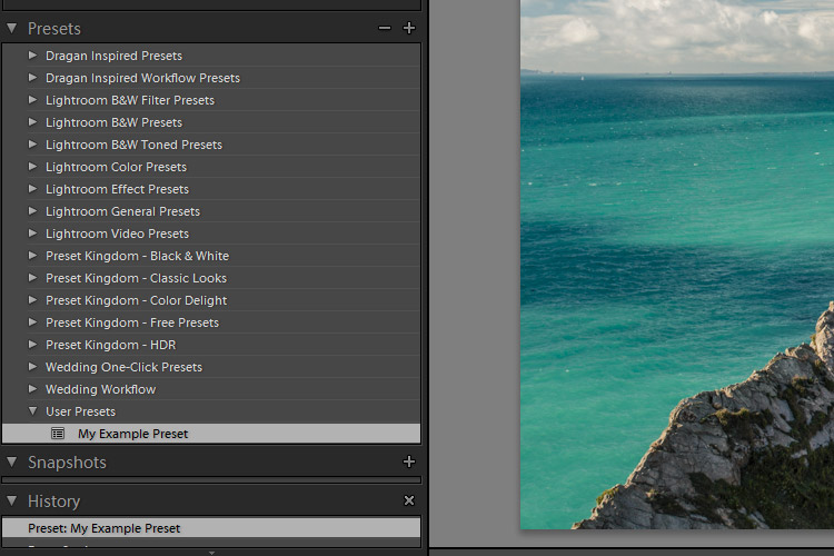 How to Create Lightroom Presets