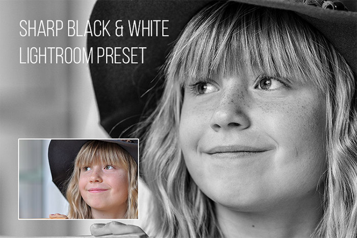 Sharp Black & White Lightroom Preset